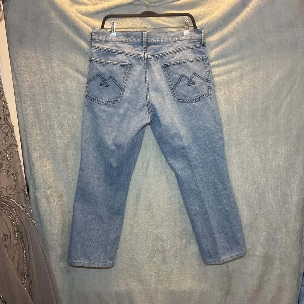 American Rag Denim Jeans‎ Mens 34x32 DouglasStraight Fit Light Blue Wash Y2K